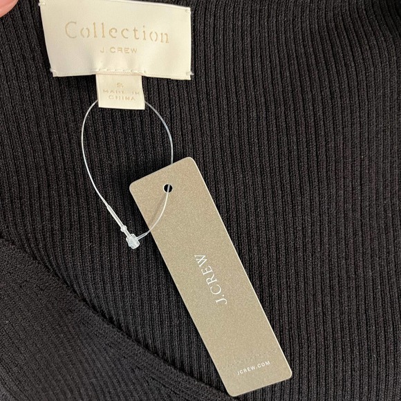 J. Crew Collection Midi Sheath body con dress black - Picture 2 of 9